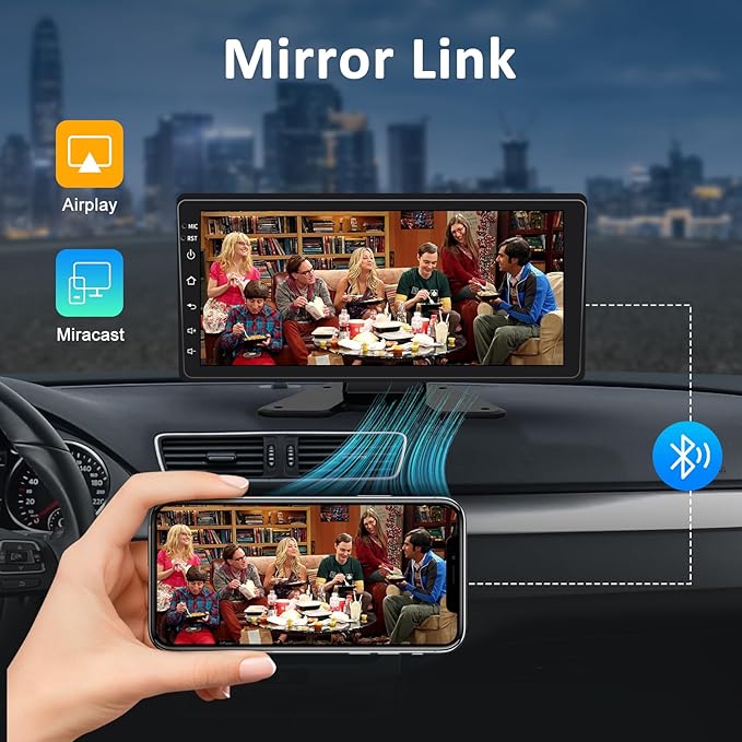 6 Channel Backup Camera System,1080P Rearview Camera with Carplay & Android Auto,GPS Navigation, Touchable 11 inch Monitor & Loop Recording DVR car Stereo, for RV/Truck/Trailer Pickup,128GB Card-PawvioPets