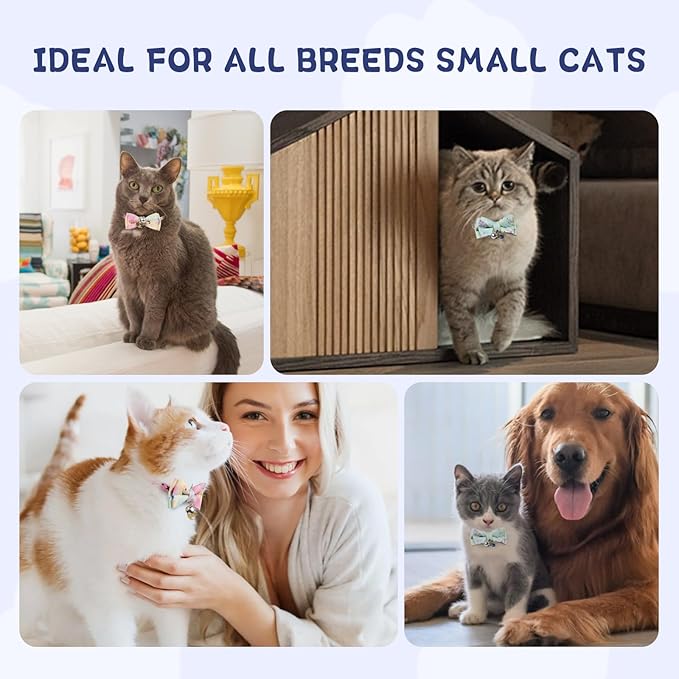 Cat Cone Collar Soft, Adjustable Protective Cats Neck Recovery Cones After Surgery-PawvioPets