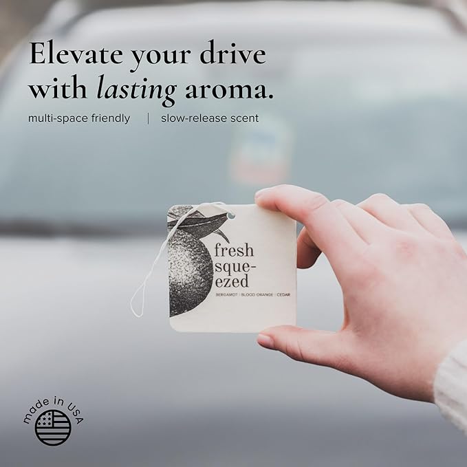 Fresh Squeezed Car Air Freshener - 4 Pack-PawvioPets