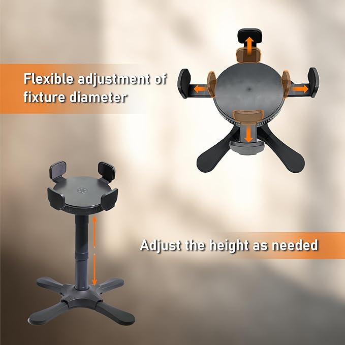 Adjustable Elevated Dog Bowl Stand with Non-Slip Base - 3 Height & Tilt Settings, Fits 14-24.5cm Bowls, Raised Stainless Steel Dish for Large Breed, Medium & Small Dogs, Cats-PawvioPets