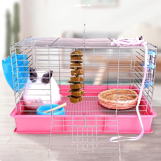 Bunny Carrot Cake Chew Toys,Rabbit Teeth Grinding Hanging Chinchillas Molar Toy Improve Dental Health Natural Apple Sticks for Guinea Pigs Rats Hamsters Gerbils(4 Packs)-PawvioPets