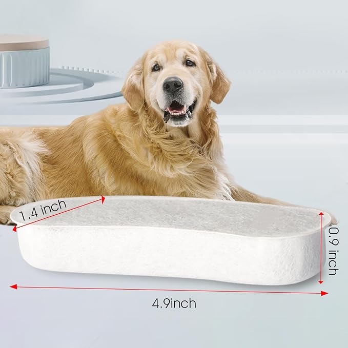 Dog Water Fountains by WOPET, 4 Pcs Pet Water Fountain Filters for W600 Dog Fountain, Large Dog Fountain Filter Replacement Cats,Pets-PawvioPets