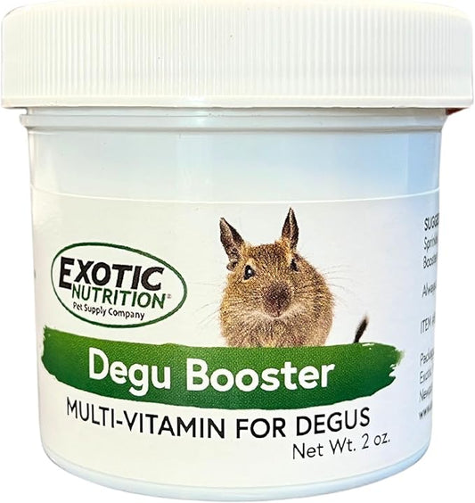 Degu Booster (2 oz.) - Complete Multivitamin - Powdered Vitamin & Mineral Supplement for Pet Degus-PawvioPets
