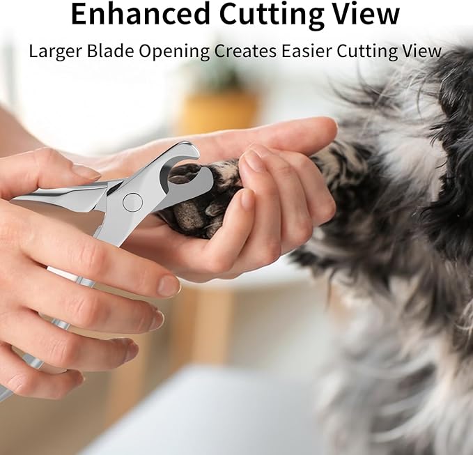 Dog Nail Clippers & Trimmers with Safety Guard - Heavy Duty Pet Nail Clippers for Large, Medium, Small Dogs & Cats-PawvioPets