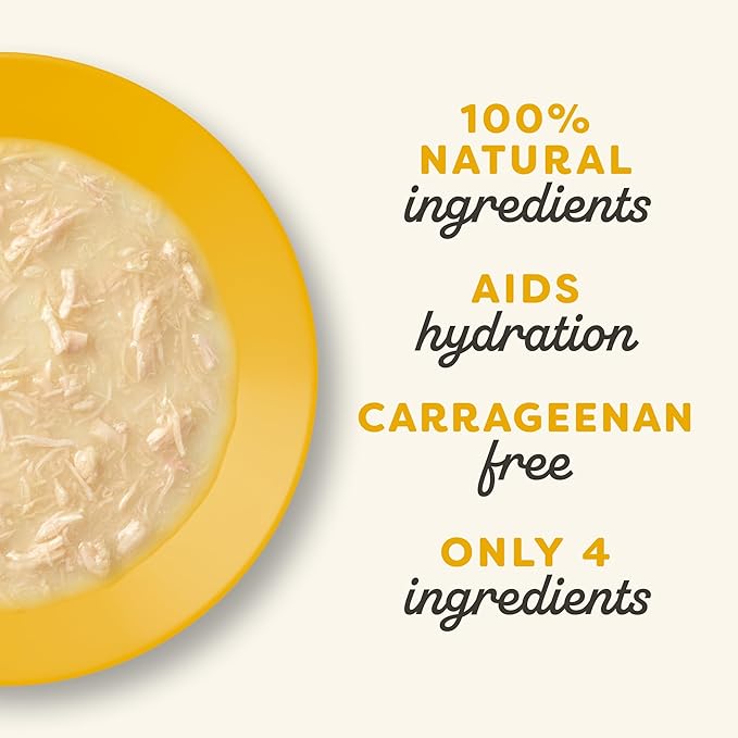 Applaws Natural Wet Cat Food in Gravy, Limited Ingredient Canned Wet Cat Food, No Additives, Made with Natural Ingredients, Chicken Breast in Gravy (24 x 2.47oz Cans)-PawvioPets