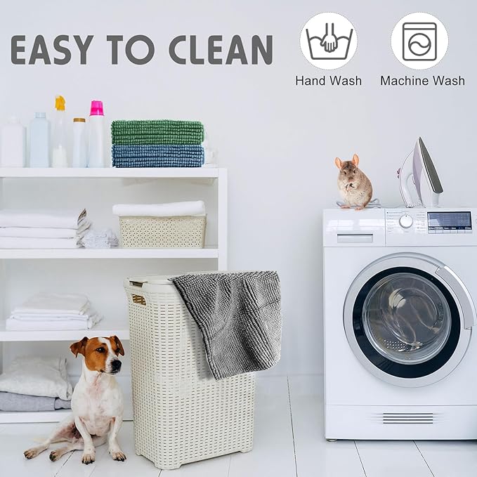 Amylove 4 Pcs Guinea Pig Cage Liner Guinea Pig Bedding Washable Fleece Pee Pads Reusable Small Animals Training Mat Small Animal Sleeping Bed for Bunny Hamster(Mixed Colors,12 x 12 Inch)-PawvioPets