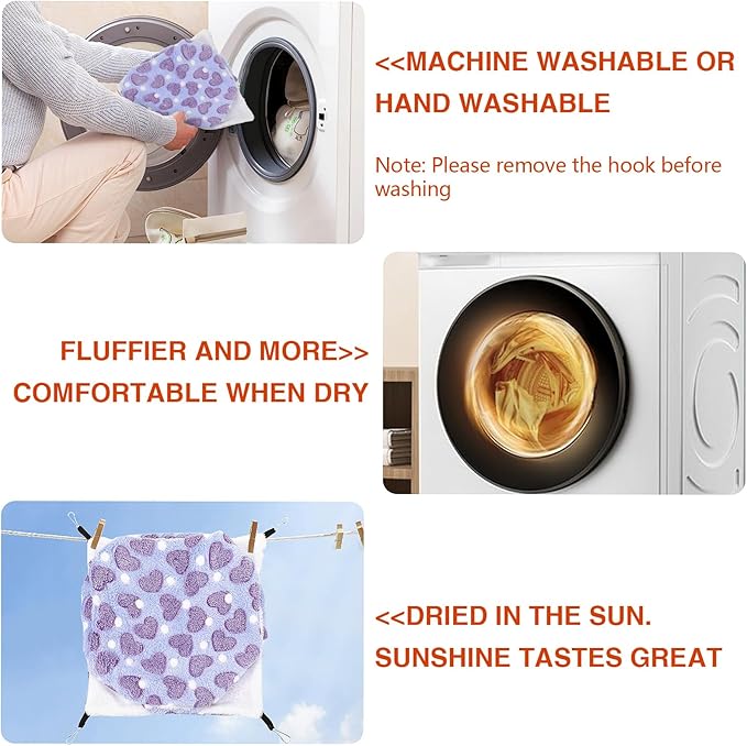 4Pcs Rat Guinea Pig Hanging Hammock Ferret Hanging Bed Pet Cage Hammock Accessories for Small Animals Chinchilla Parrot Sugar Glider Ferret-PawvioPets