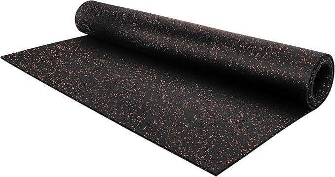 Flooring Inc's 1/4" Thick Tough Rubber Flooring Roll | Flexible Recycled Rubber Floor Mats for Home Gym | Heavy Duty Rubber Mat for Home Gyms, Sheds, Horse Stall Mat or Trailer-PawvioPets