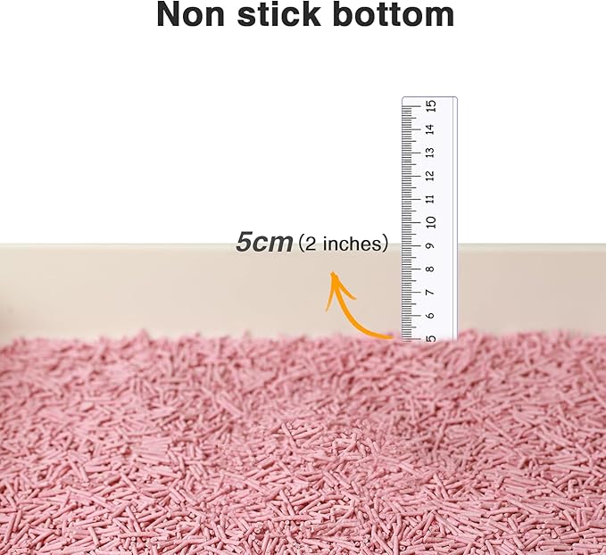 Cat Litter 12LB/2 Packs Dust-Free Clumping Tofu Cat Litter Quickly Absorb Odors Toilet Can Flush Into The Toilet Pure Natural tofu cat Litter (Peach)-PawvioPets