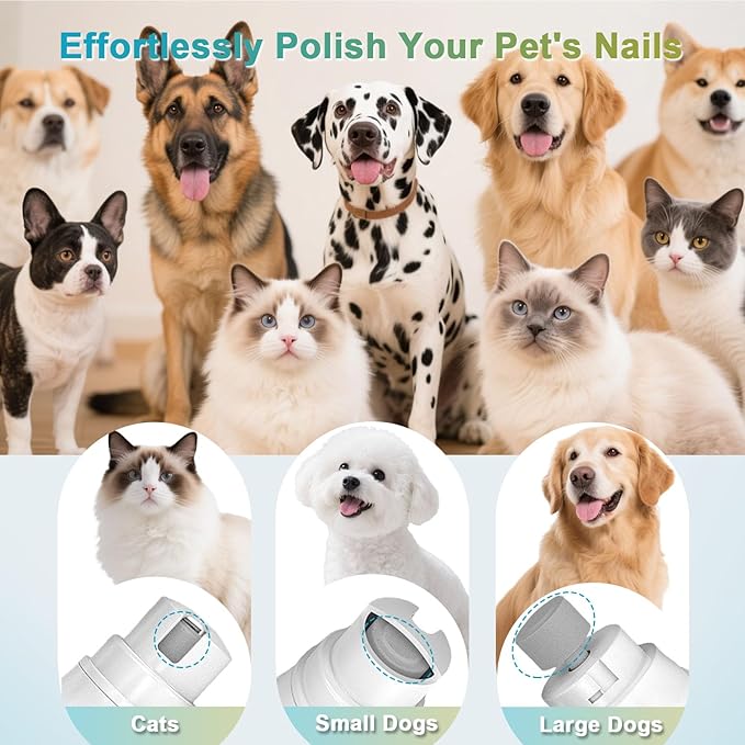 4 in 1 Dog Clippers Grooming Kit with LED Screen, Cordless Quiet Paw Trimmer & Nail Grinder, Rechargeable Waterproof Feet Ear Body Hair Shaver for Cats Dogs Pet Supplies-PawvioPets