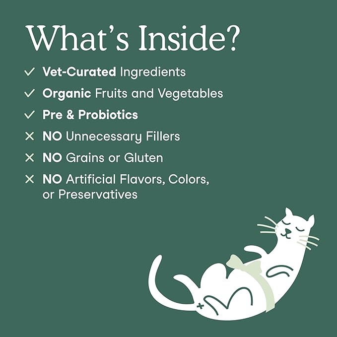 Fera Pets Whole Food Multivitamin Cat & Dog Food Topper with Probiotics, Antioxidants, & Essential Dog Vitamins & Minerals - Nutrients from Fruits, Vegetables, & Organ Meats - 3.7 oz-PawvioPets