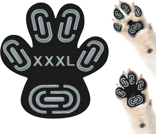 Anti-Slip Dog Paw Protector Pads for Senior Dogs, Dog Paw Adhesive Pads on Hardwood Floor,Senior Pets Essentials with Strong Traction,Puppy Grippers,12 Sets 48 pc XXXL-PawvioPets