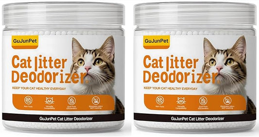 Cat Litter Deodorizer - Advanced Fragrance-Free Odor Control for Sensitive Cats - Reduces Scooping, Extends Litter Use - Hypoallergenic Formula Ideal for Multi-Cat Homes-PawvioPets