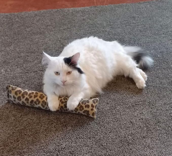 15" Catnip Cat Kicker Toys/Kitty Kick Sticks/Cat-Nip Kick Sticks (Leopard Print) (Kickers Filled with 1 oz Premium Canadian Catnip)-PawvioPets