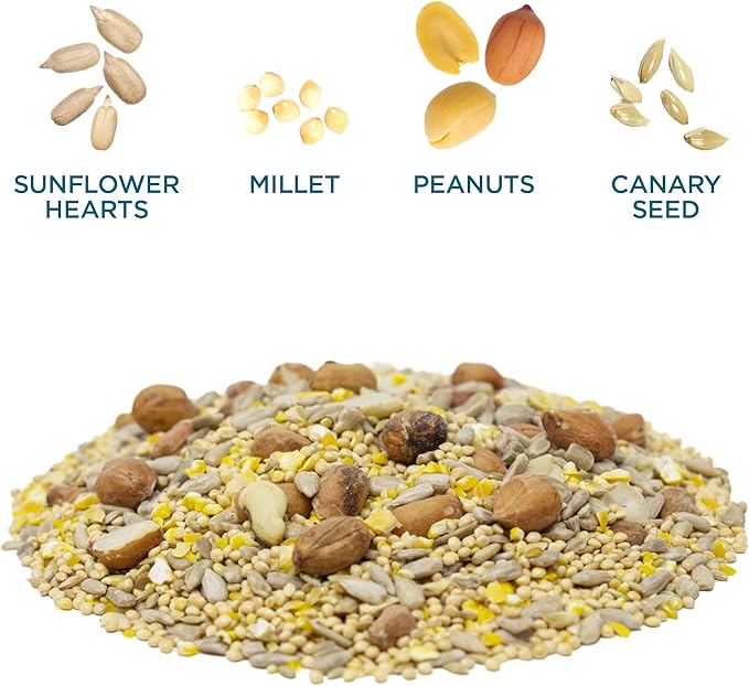 Audubon Park Waste Free Wild Bird Seed, No Mess Bird Food for Outside Feeders, 15-lb. Bag-PawvioPets
