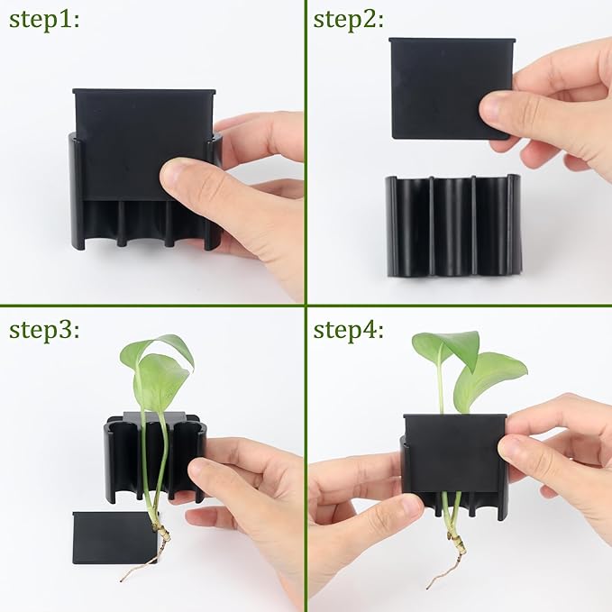 4Pcs 3 Holes Upgraded Aquatic Plant Cup Aquarium Plant Holder for Tank, Hanging Aquarium Plant Holder, Aquarium Aquatic Plant Cultivation, Aquarium Plant Decoration.-PawvioPets