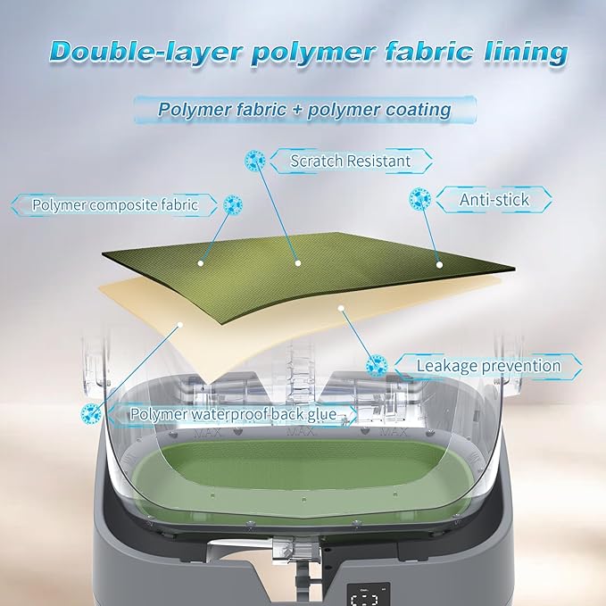 Automatic Self-Cleaning Cat Litter Box with APP-Controlled, Weight Tracking – 86L Ultra-Quiet, Smart Health Monitor, and Safe Anti-Pinch Design (Assembly Required) -Light Grey-PawvioPets