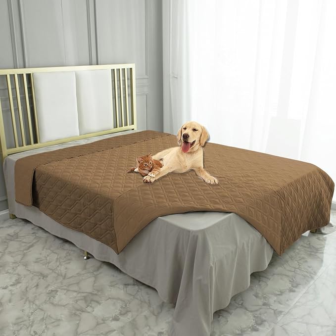 Ameritex Waterproof Dog Bed Cover Pet Blanket for Furniture Bed Couch Sofa Reversible-PawvioPets