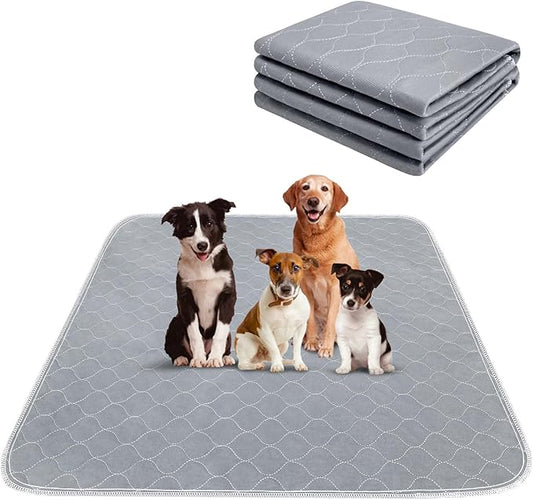 Conkote Reusable Pee Pads for Dogs Extra Large 48" x 60", Heavy Absorbency Washable Pee Pads, Waterproof & Leak-Proof Dog Training Pads Non-Slip for Pet Housebreaking, Whelping, Potty, Crate-PawvioPets