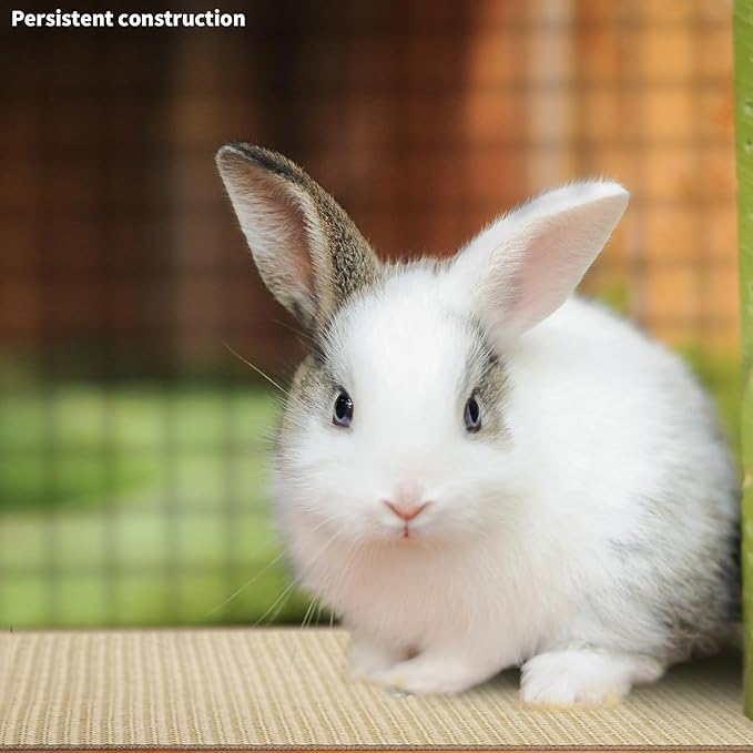 2Pcs Rabbit Scratch Mat,16 x 12 Inch Sisal Rabbit Scratching Pad,Rabbits Scratching Mats for Cages,Claws and Teeth Care Rabbits Chew Toys,Small Pet Bedding for Biting Sleeping Nesting-PawvioPets