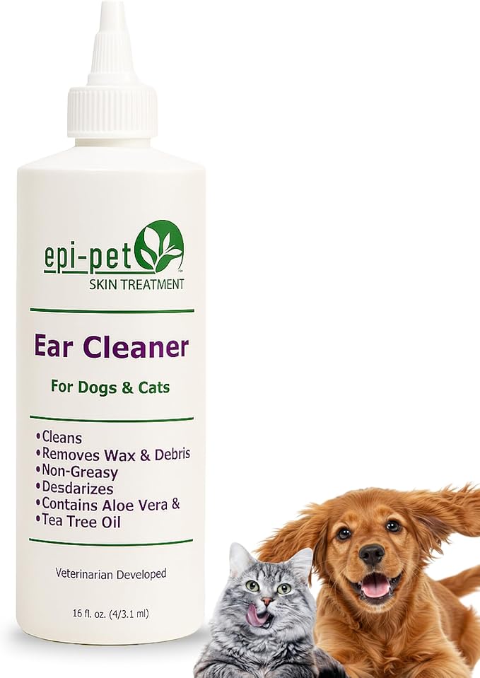 Ear Cleaner for Pets, 16-Ounce (90713)-PawvioPets