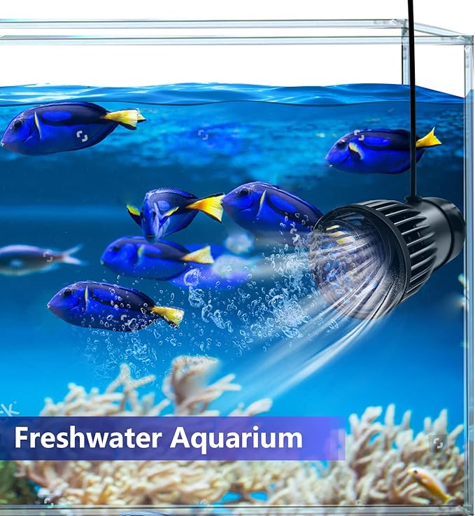 CONQUERALL 520-2600GPH 15W Wave Maker for Aquarium 24V DC Fish Tank Wave maker Sine Wave Technology Large Flow and Ultra Quiet Suit for Freshwater and Saltwater-PawvioPets