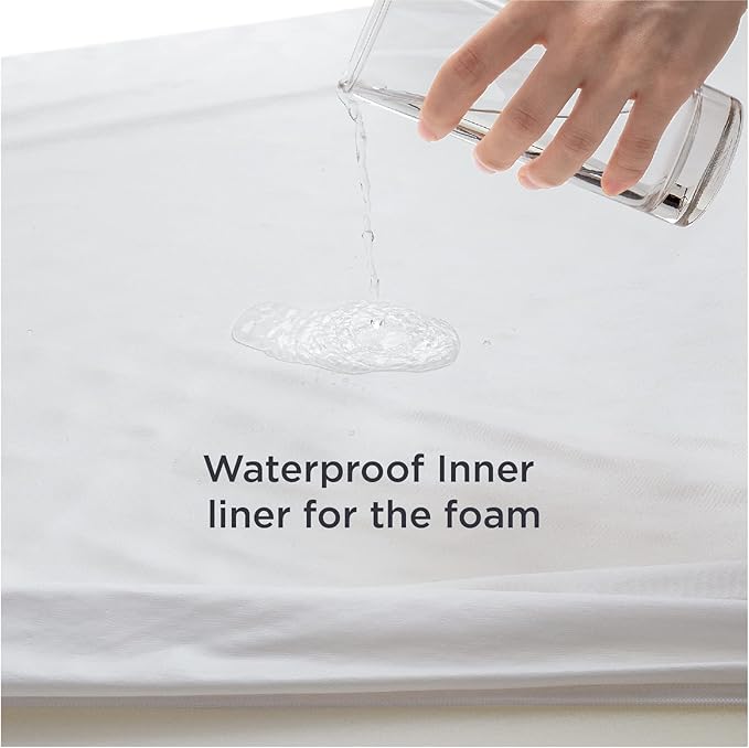 Bedsure Orthopedic Dog Beds for Small Dogs - Washable Small Dog Cat Bed Waterproof, Comfort Pet Couch Sofa with Washable Removable Cover, Pets Bed with Nonskid Bottom, Black, 24"-PawvioPets