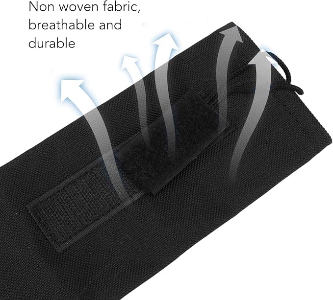 GLOGLOW Horse Tail Bag, Design Horse Tail Guard with Fringe for Keep Tail and Protected (Black)-PawvioPets