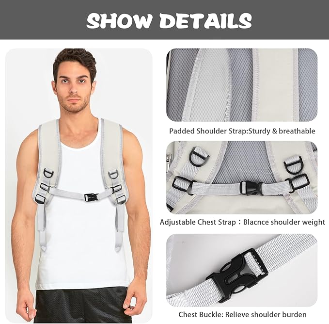 Cat Backpack Carrier,Pet Carrier Airline Approved for Small Dog Cat Puppy Kitten Bunny,Ventilated Mesh Design Animal Backpack for Hiking Camping Travel Bag (Creamy White)-PawvioPets