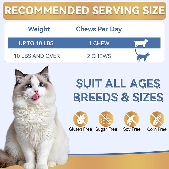Flea and Tick Prevention for Cats, 200 Soft Chews for Fleas Treatment for Cats, Natural Cat Oral Flea Chewables Support Supplement, Flea and Tick Chews for All Breeds & Sizes-PawvioPets