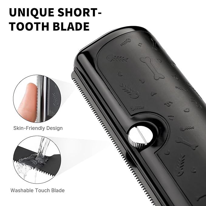 Deshedding Dog Brush and Grooming Tool – Pet Hair Remover Comb for Shedding, Easy Clean, Effective for Short and Long Hair, Professional Pet Grooming Brush for Dogs and Cats-PawvioPets