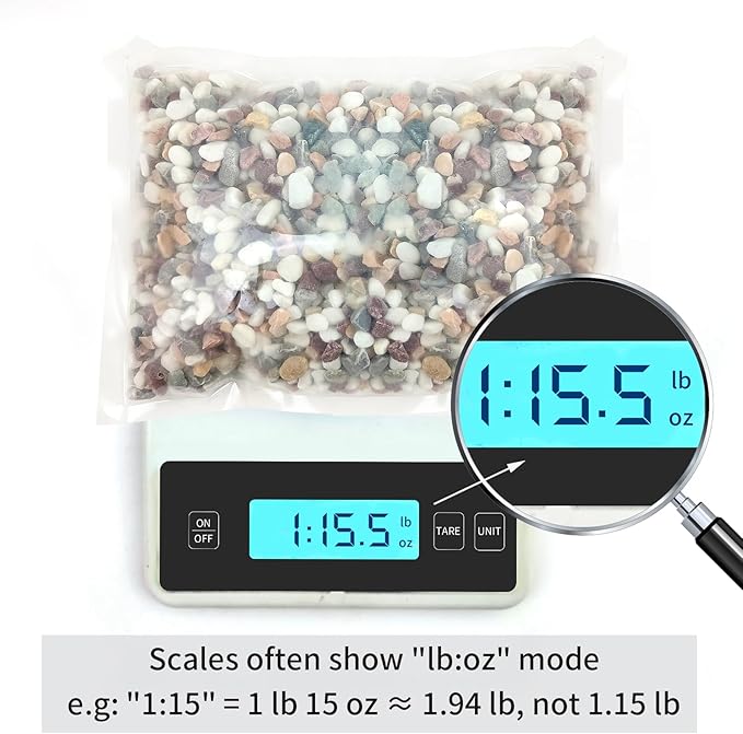 2 lbs Natural Mixed Color Pea Gravel Pebbles, 3/8 inch Decorative Rocks for Succulents, Pebbles for Indoor Plants, Vases, Aquarium Gravel, Top Dressing, Outdoor Decorative Stones-PawvioPets