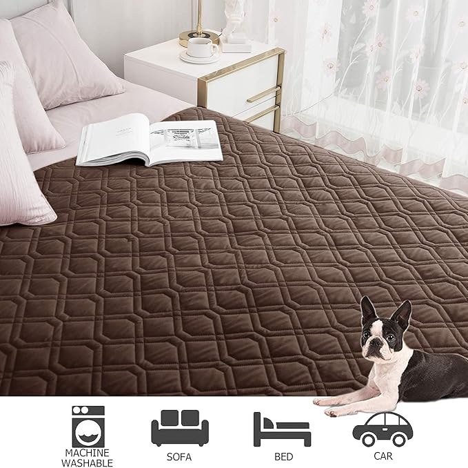 Ameritex Waterproof Dog Bed Cover Pet Blanket for Furniture Bed Couch Sofa Reversible-PawvioPets