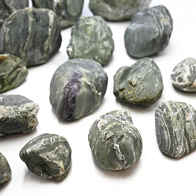 Aquarium Decor River Rock Decorative Stones Fish Tank Rocks Aquarium Landscapes 20LB Decoration Stone for Aquariums Aquascaping Terrariums,Paludariums,and Gardens（4-9inch / 4PCS）-PawvioPets