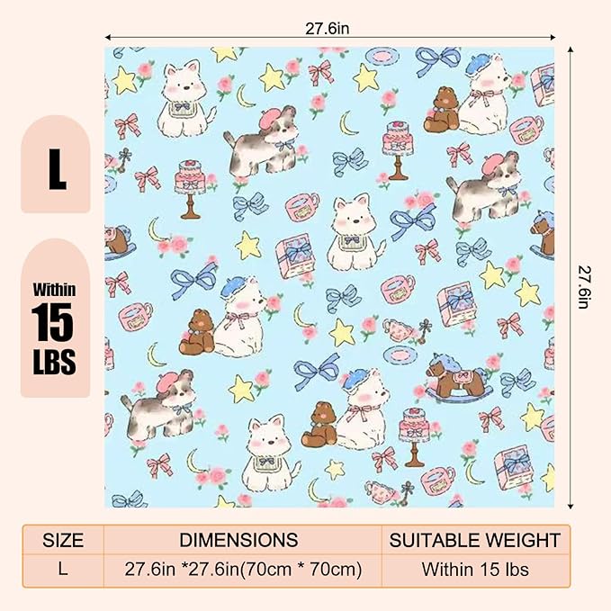 27.6" Cat Grooming Wrap Cat Wrap for Cutting Nails Cat Restraint for Nail Clipping Cat Swaddle Wrap Cat Burrito Wrap L(Within 15lbs) Anti-Scratch Anti-Escape Multifunctional Pet Tool-PawvioPets