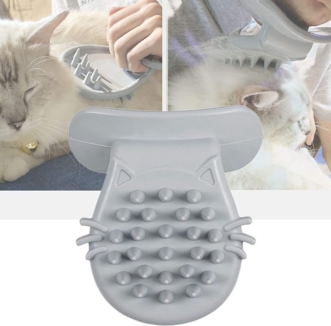 Cat Brush Shedding Grooming, Soft Massage Cat Tongue Brush, Licking Your Cat Like a Mama Cat to Comfort, Surprise Pet Gifts-PawvioPets