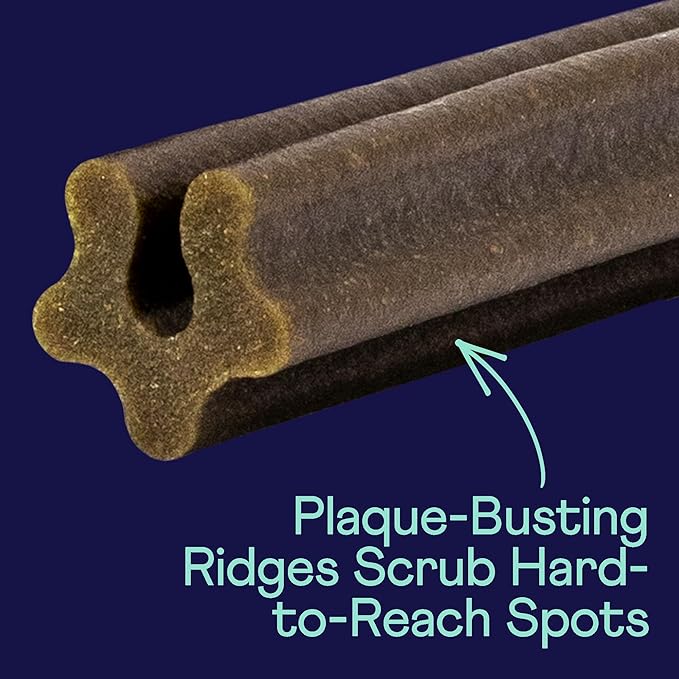 Finn Plaque Patrol Dental Chews | Triple-Action Defense Against Plaque, Tartar, and Bad Breath | for Medium/Large Dogs, 25+ lbs-PawvioPets