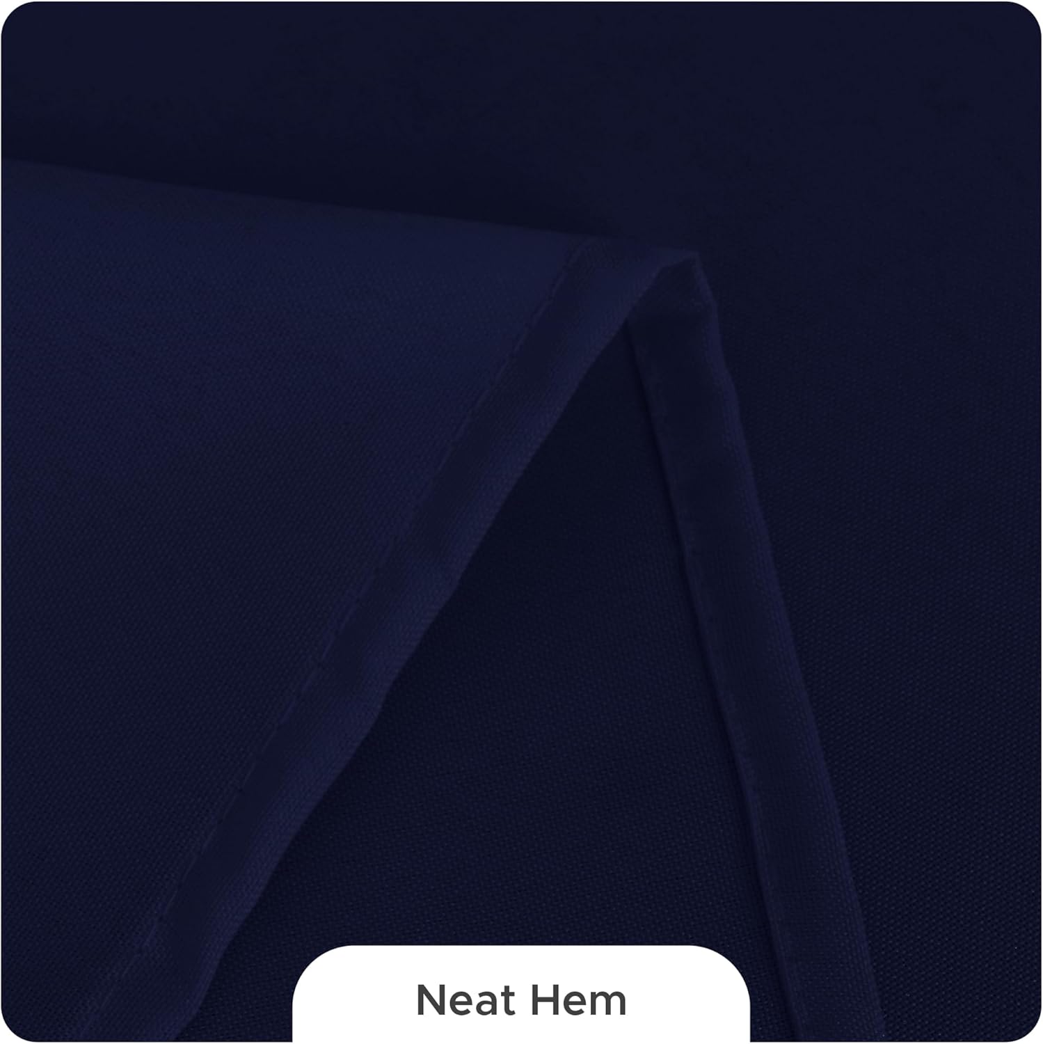 Fitable 8 Pack Rectangle Tablecloths: Stain Resistant Wrinkle Free Fabric Table Clothes, Washable Reusable Polyester Table Covers for Wedding Party Birthday Banquet Reception(Navy, 60x102 Inch)