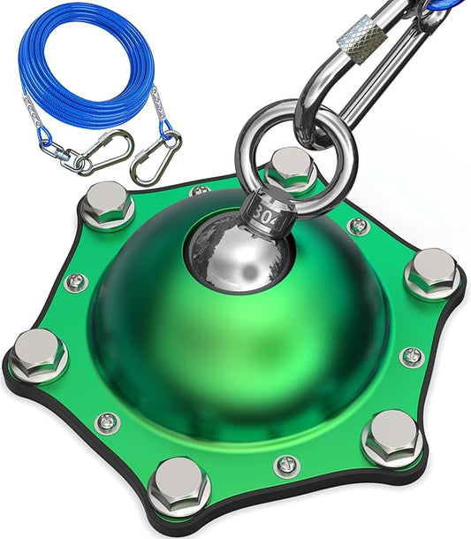 Dog Tie Out Cable and Stake for Yard,(up to 200lbs) 360°Swivel Run Anchors- No Tangle,with 30FT Heavy Duty Tie Out Cable for Dogs,Dog Runner for Yard,Ideal for Outdoor Camping-PawvioPets