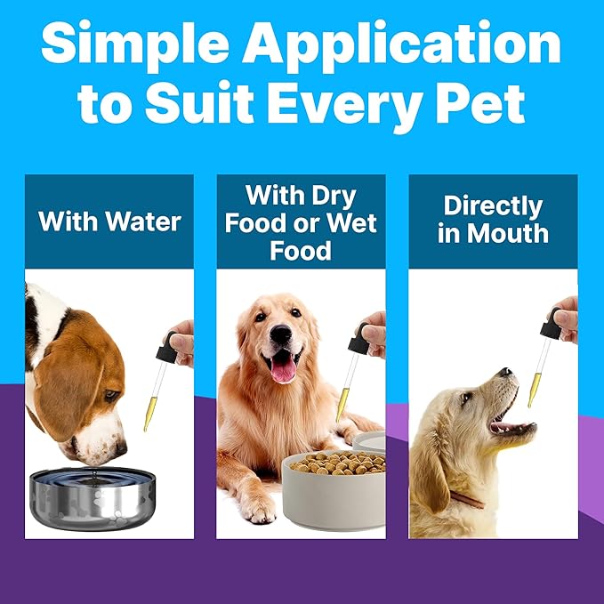 Freedom Joint Drops - Dog Joint Support Supplement with Human-Grade Ingredients - No Fillers, Preservatives, Additives, or Artificial Ingredients, 3 30 ml Droppers-PawvioPets