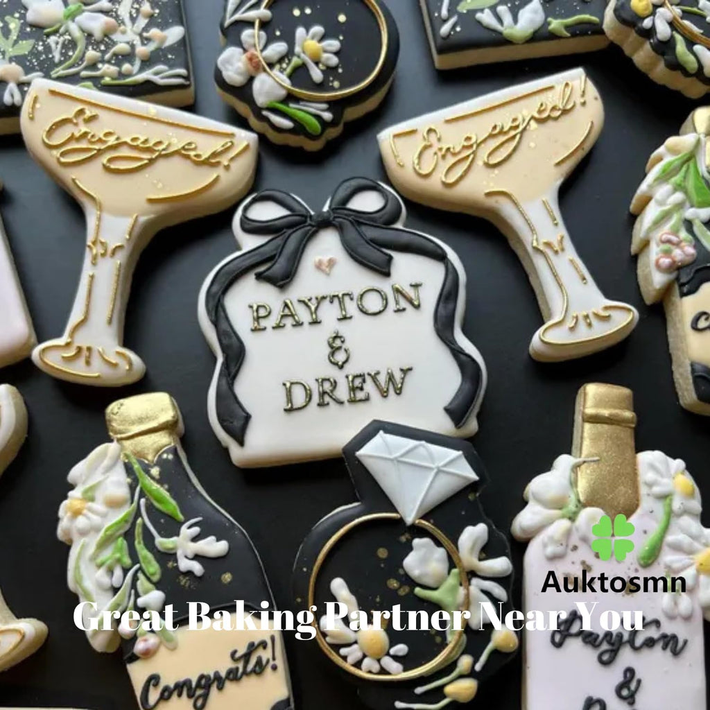 Large Plaque Cookie Cutter Set with Bow- 4 Inch-Square, Oval, Retangle-Dishwasher Safe - Perfect for Baby Shower, Birthday, Wedding, Graduation, and Holiday Cookies