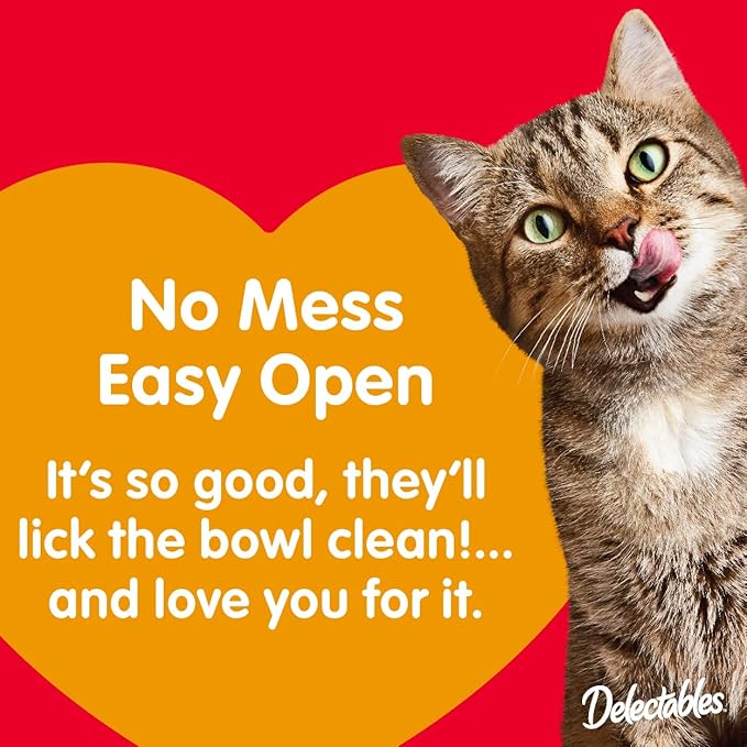 Delectables Bisque Non-Seafood Lickable Cat Treats Variety Pack, 6 Count (Pack of 6)-PawvioPets