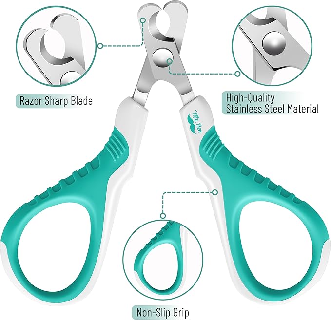 Mr. Pen- Cat Nail Clipper, Sky Blue Cat Nail Trimmer, Cat Nail Clippers, Cat Claw Clippers, Cat Clippers for Nails, Pet Nail Clippers, Kitten Nail Clipper, Small Dog Nail Clipper Cat Claw Trimmer-PawvioPets