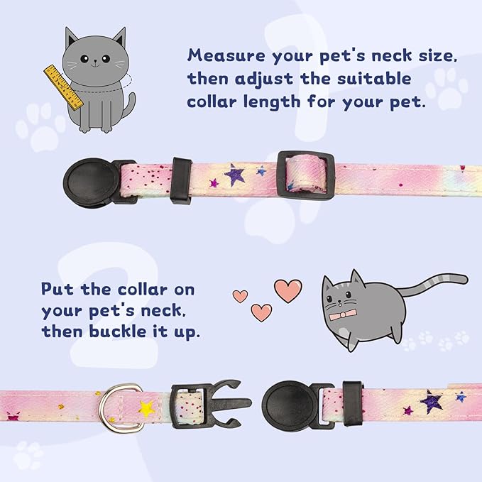 Cat Cone Collar Soft, Adjustable Protective Cats Neck Recovery Cones After Surgery-PawvioPets