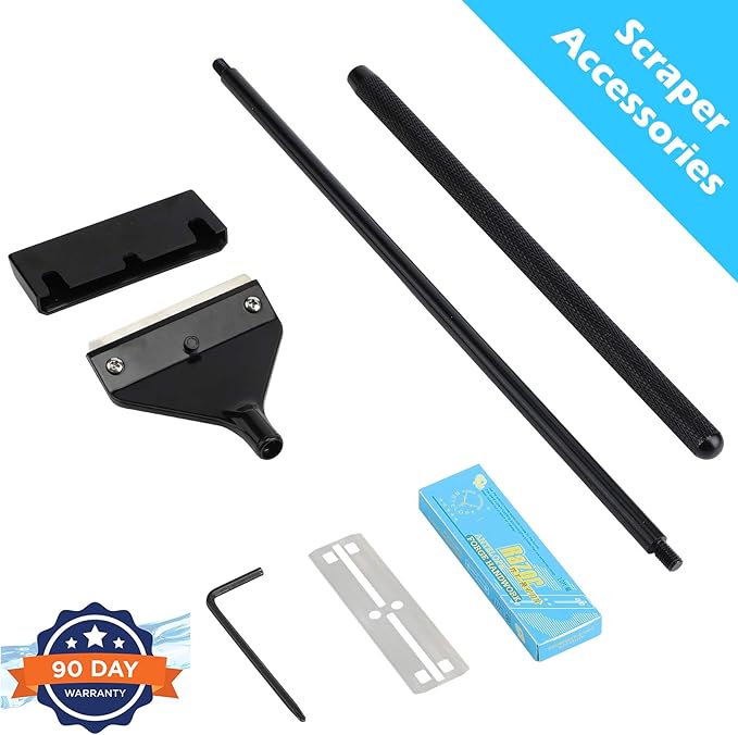 Algae Scraper for Glass Aquariums, Fish Tank Cleaner, Aquarium Algae Scrapers with 10 Stainless Steel Blades.-PawvioPets