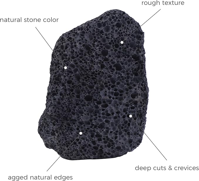 2-6 Inches Large Natural Black Lava Rock 4 PCS Aquarium Rocks for Aquascaping, Aquarium Landscaping, Terrariums, Fish Tank Decoration, Vivariums, Paludarium, Reptile and Amphibian Enclosures-PawvioPets
