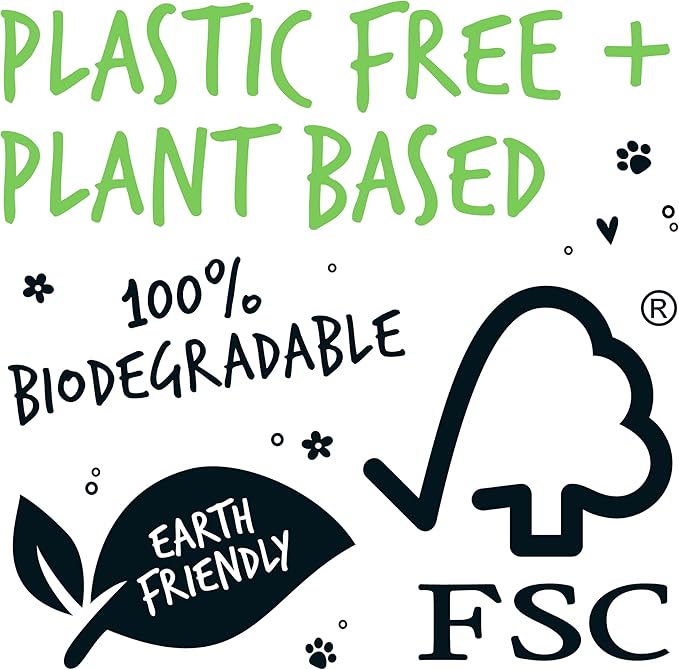 Dog Wipes, 100% Plastic Free Biodegradable pet Wipes for Full Body, Eye Wipes, Ear Wipes, Bum & Paws. 110 Sensitive Dog Grooming Wipes for Dogs, Puppy & cat Grooming (Fragrance Free)-PawvioPets