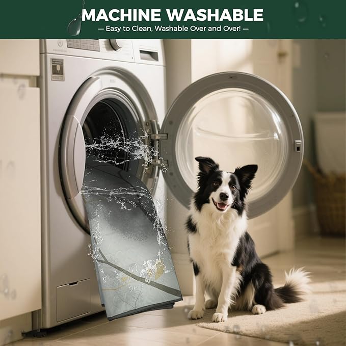 FXW Washable Pee Pads for Dogs, Puppy Pads with Super Absorbent, Specifically Designed for Potty Training, 35" Square, Branch, 2 Packs-PawvioPets