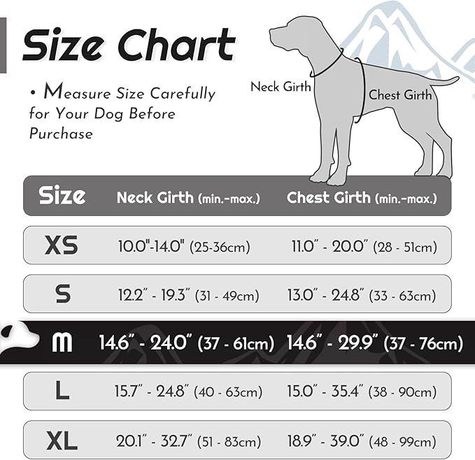 Eagloo Dog Harness Medium Sized Dog, No Pull Service Vest with Reflective Strips and Control Handle, Adjustable and Comfortable for Walking, No Choke Pet Harness with 2 Metal Rings, Black, M-PawvioPets