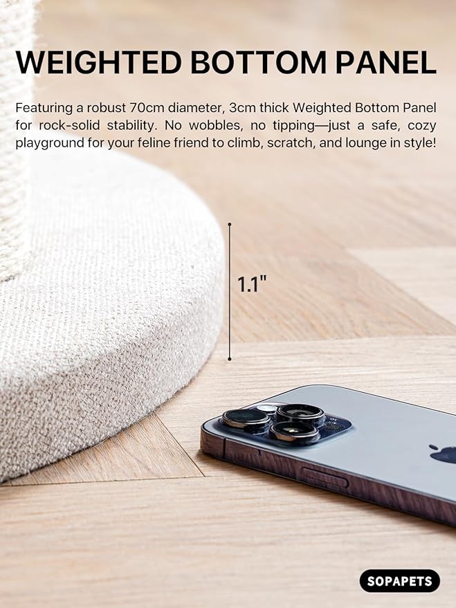 Extra Large Cat Tree for Maine Coon,65 Inches Tall Cat Tree Tower for Indoor Cats Large Adult 20 lbs,XXL Heavy Duty Luxury Sturdy Cat House with Big Hammock,Sisal Scratching Post,Condo-PawvioPets